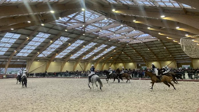 horse-ball Coupe de France parc équestre fédéral FFE Lamotte-Beuvron compétition février 2022