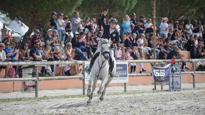 Dylan Ringot & FLASH'GIRL DU THYM Sologn'Pony 2022 Parc équestre fédéral championnats de France FFE dressage jumping