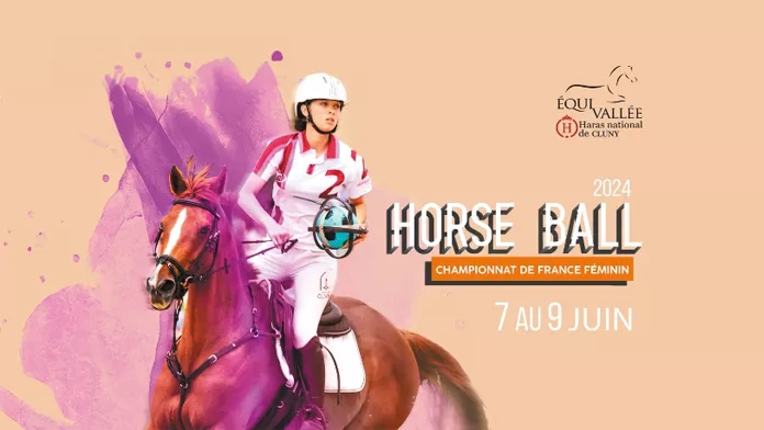 Affiche des finales des Championnats de France de horse ball féminin 2024
